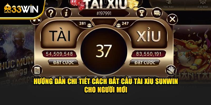 cách bắt cầu tài xỉu sunwin